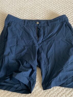 lululemon athletica dark blue athletic shorts
